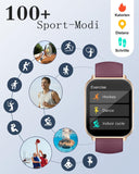 [Brand] Sportuhr Damen Herren – Smartuhr mit Anruf Funktion & Fitness Tracker