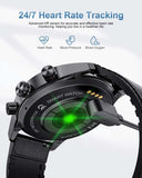 XYZ Smartuhr Herren mit Anruf Funktion & Fitness Tracker – Wasserdicht & Bluetooth