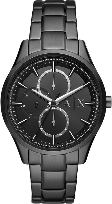 Armani Exchange Herrenuhr Edelstahl Schwarz