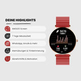 XCOAST SIONA2 Wave Sand Smartuhr – 1,3" AMOLED, Wasserdicht, Herzfrequenz, Blutsauerstoff