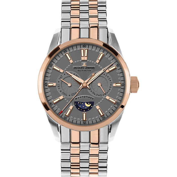 Jacques Lemans 1-1804G Herrenuhr Edelstahl Quarz