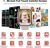 NovaTech FitPulse Smartuhr Damen Herren | Fitness Tracker & Pulsmesser