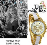 JewelryWe Herren Armbanduhr – Klassische Quarz Uhr mit Römischen Ziffern