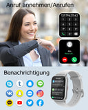 [Brand] Sportuhr Damen Herren – Smartuhr mit Anruf Funktion & Fitness Tracker