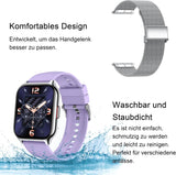 ZOSKVEE Smartuhr Armband 22mm – Ersatzarmband für Herren & Damen – Silikon & Edelstahl