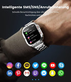 StellarView X500 Smartuhr Herren mit Telefonfunktion & Fitness Tracking