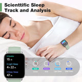 Fitpolo FP-77 Smartuhr Damen Herren | Fitness Tracker mit Anrufen & Alexa