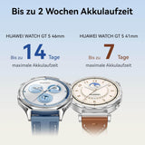 HUAWEI WATCH GT 5 41mm Schwarz + FreeBuds 5i Weiß – Smartuhr für Fitness & Gesundheit