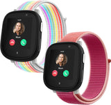 Snyeest X6 Nylon Armband Kinder Smartuhr