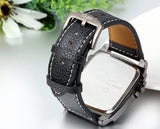 JewelryWe Herren Uhr mit Kompass & Thermometer – Elegante Quarz Uhr für Herren