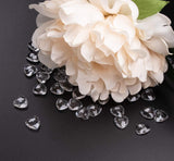 Sweelov Blaue Diamant Herzen Deko - 500 Stück, 12mm, Tischdeko Hochzeit