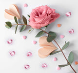 Sweelov Blaue Diamant Herzen Deko - 500 Stück, 12mm, Tischdeko Hochzeit