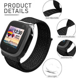 Kuaguozhe Kinder Armbänder für Xplora X5 / XGO 2/3 Smartuhr – Sportliche Nylon Ersatzbänder