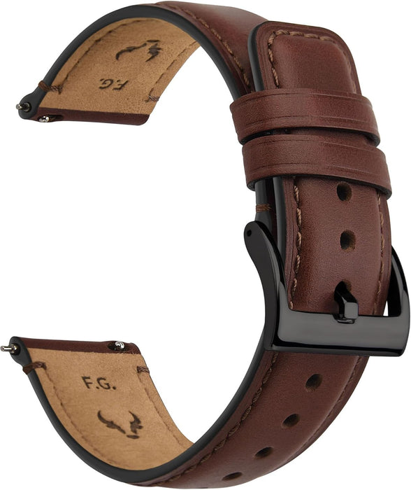 Fullmosa Vintage Leder Uhrenarmband 22mm Herren Damen