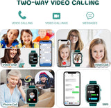 OKYUK T45 Smartuhr für Kinder – 4G GPS Tracker mit Videoanruf & SOS Funktion