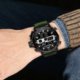 Megalith Taktische Herrenuhr – Outdoor Uhr mit Chronograph & LED Display