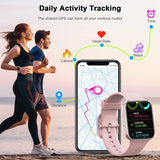 StellarFit X500 Smartuhr Damen Herren – Fitnessuhr mit Herzfrequenz & GPS