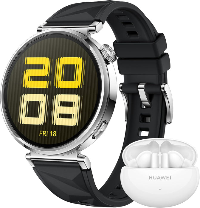 HUAWEI WATCH GT 5 Schwarz – Fitnessuhr mit Gesundheits-Tracking