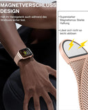 OULUOQI Apple Watch Armband Damen Herren Edelstahl – Einstellbar & Elegant