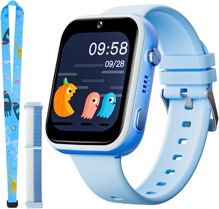 OKYUK T45 Kinder Smartuhr blau mit GPS