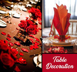 Sweelov Blaue Diamant Herzen Deko - 500 Stück, 12mm, Tischdeko Hochzeit