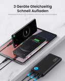 INIU Powerbank 10000mAh – Ultra-Schmale Powerbank Schnellladen USB C