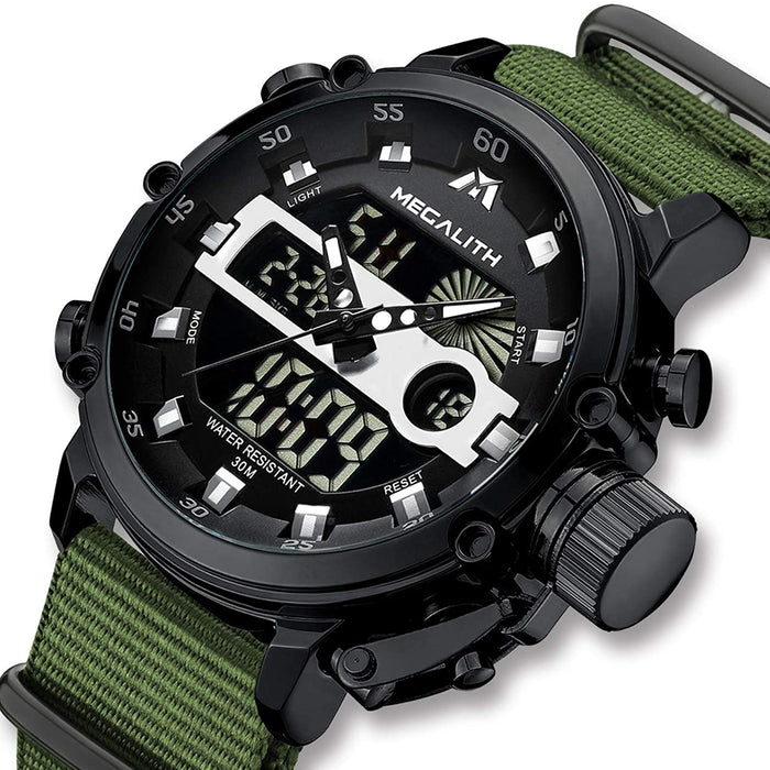 [Brand Name] Taktische Herrenuhr mit LED Display