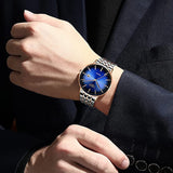 [Brand Name] Herren Armbanduhr – Wasserdicht, Edelstahl, Datum & Quarzwerk – Elegantes Design