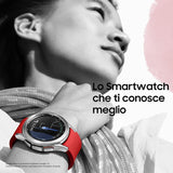 Samsung Galaxy Watch4 Classic 46mm Silber - Smartuhr mit EKG & Fitness-Tracking