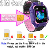 Kinder Spiel Smartwatch Telefon, Kind Armbanduhr Touchscreen Uhr mit Anruf Taschenrechner Taschenlampe Schrittzähler SOS Wecker Kamera, Geschenk für Jungen Mädchen Studenten (Rosa)