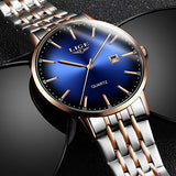 [Brand Name] Herren Uhr Edelstahl Wasserdicht