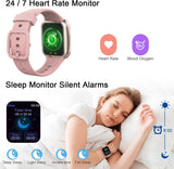 NovaTech FitPulse Smartuhr Damen Herren | Fitness Tracker & Pulsmesser