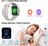 NovaTech FitPulse Smartuhr Damen Herren | Fitness Tracker & Pulsmesser