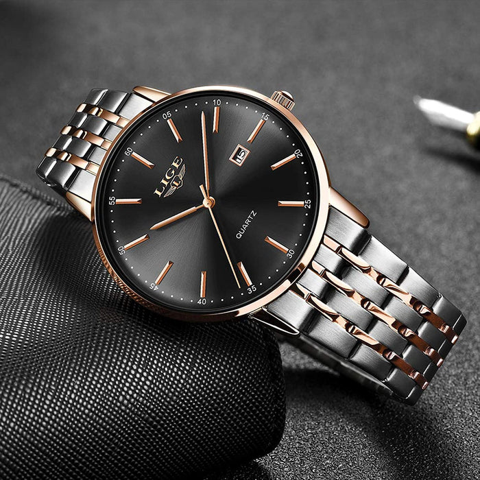 Herren Edelstahl Uhr – Klassisches Design