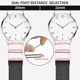 Beifon Edelstahl Mesh Uhrenarmband 20mm/22mm Gold/Silber/Schwarz