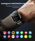 StellarView X500 Smartuhr Herren mit Telefonfunktion & Fitness Tracking