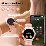 KOSPET Fit Damen Smartuhr mit KI-Assistent & Gesundheitsfunktionen – AMOLED Display