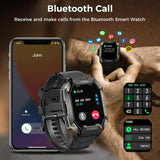 KOSPET Tank Pro Smartuhr Herren mit GPS, Telefonfunktion & 5 ATM Wasserdicht