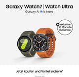 Samsung Galaxy Watch7 Smartuhr, Fitness-Tracker, 40mm, Bluetooth, Grün mit 36 Monate Garantie