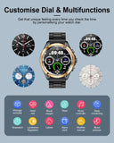 XYZ Smartuhr Herren mit Anruf Funktion & Fitness Tracker – Wasserdicht & Bluetooth