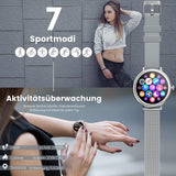 [Brand Name] Smartuhr Damen – Fitness-Tracker mit Pulsmessung & Wasserdicht