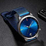 Herrenuhr Edelstahl Mesh Schwarz – Minimalistisches Design für jeden Anlass