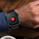 Smartwatch Damen Herren mit Telefonfunktion 1.83 Zoll Touchscreen Fitnessuhr Wasserdicht Mit Schrittzähler Pulsmesser Schlafmonitor Sportmodi Armbanduhr für Android Schwarz