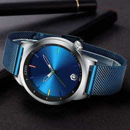 Herrenuhr Edelstahl Mesh Schwarz – Minimalistisches Design