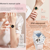 MYSHUN Damen Smartuhr mit Telefonfunktion, 100+ Sportmodi & AMOLED Display