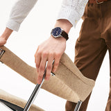 Lacoste Herrenuhr 2011046 – Blaues Zifferblatt mit Lederarmband