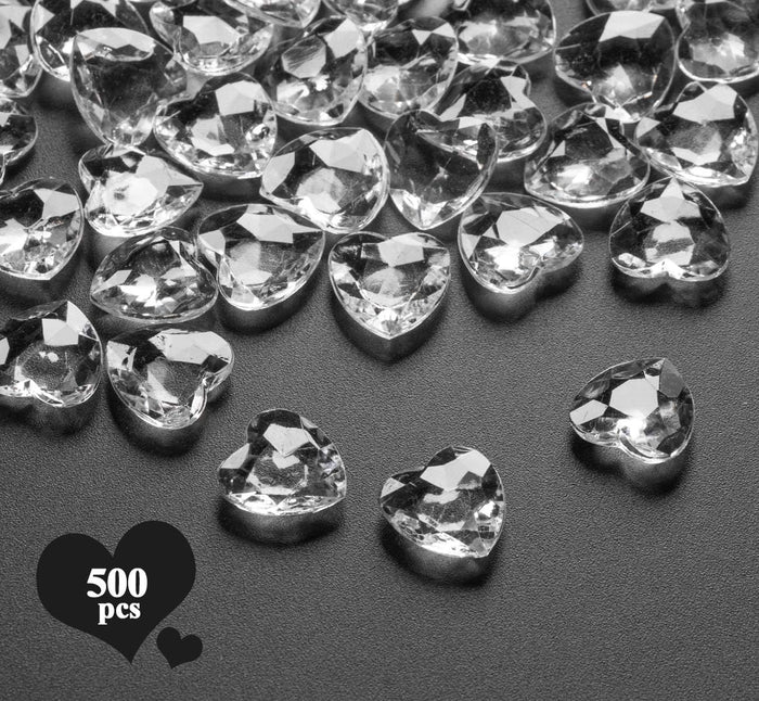 Sweelov Blaue Herz Deko – Glitzernde Tischdekoration