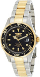 Invicta Pro Diver Herrenuhr Edelstahl Silber Gold