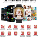 NovaTech FitPulse Smartuhr Damen Herren | Fitness Tracker & Pulsmesser