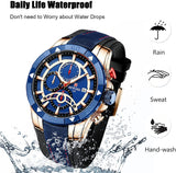 Reward Herren Sportuhr mit Chronograph – Quarzwerk & Silikonarmband
